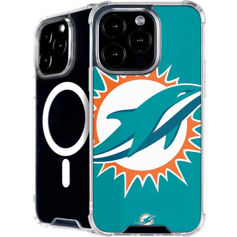 NFL Miami Dolphins Large Logo iPhone 16 Pro MagSafe Case